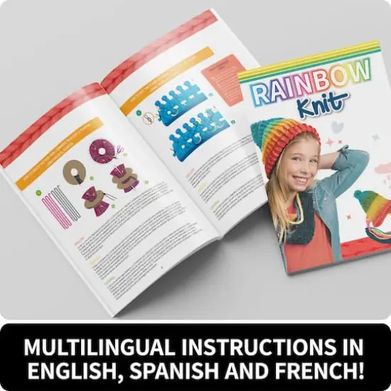 Style Me Up! Rainbow Knit Activity Kit {5}