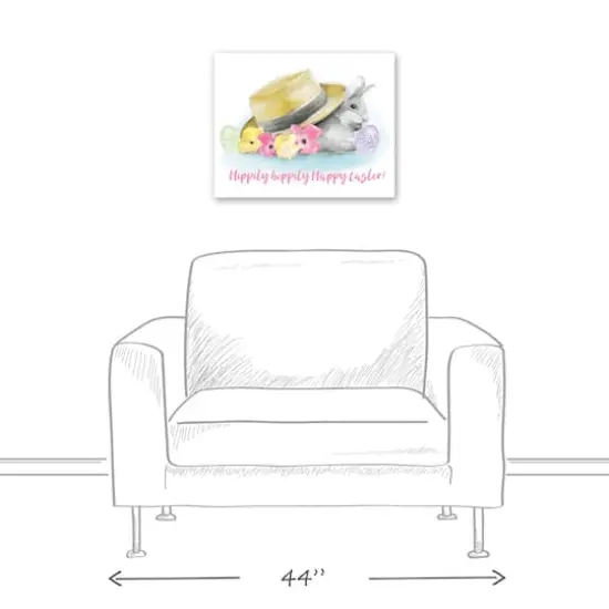 Easter Sunhat Canvas Wall Art {5}