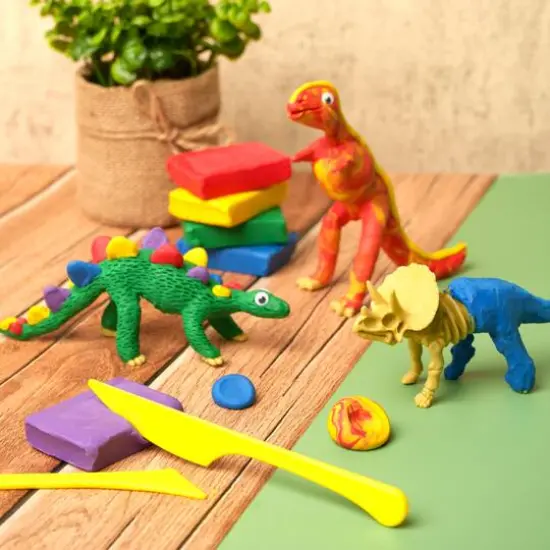 Creativity for Kids&reg; Create with Clay Dinosaurs {8}