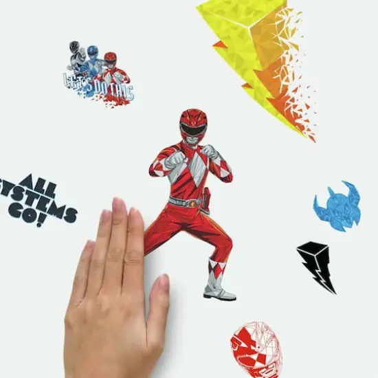 RoomMates Power Rangers Peel & Stick Wall Decals {5}