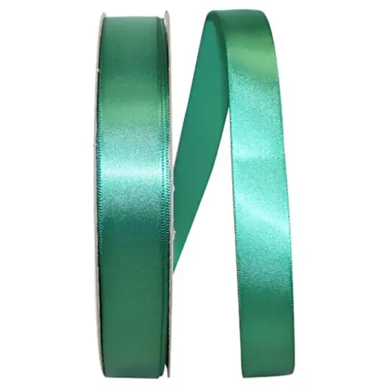 JAM Paper 7/8" x 100yd. Satin Single Face Ribbon Forest {1}