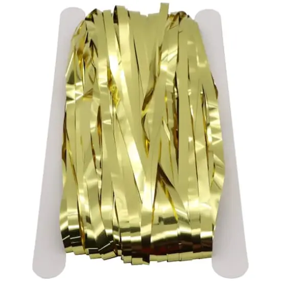 6.5ft. Gold Tinsel Curtain by Celebrate It&trade; {4}