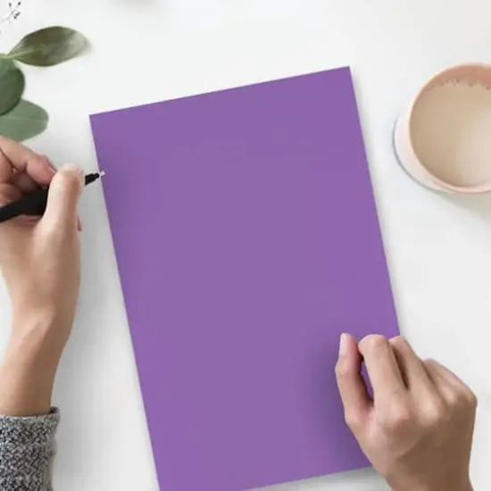 JAM Paper Bright Hue 8.5" x 14" 24lb. Recycled Colored Legal Paper, 100 Sheets Violet {5}