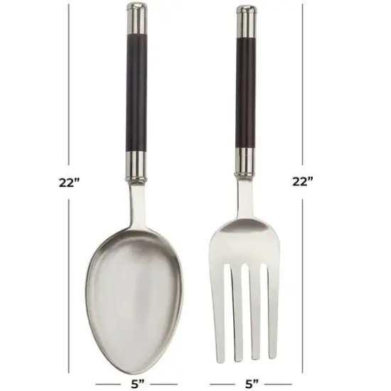 Gold Coastal Wall Decor, Set of 2 2", 22" {8}