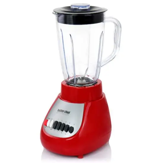 Better Chef Red 50oz. 10-Speed 350-Watt Plastic Jar Blender {3}