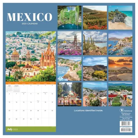 TF Publishing 2025 Mexico Wall Calendar {3}
