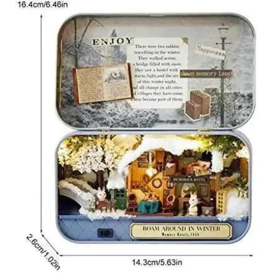Wizardi Miniature Roombox: Roam Around in Winter {8}