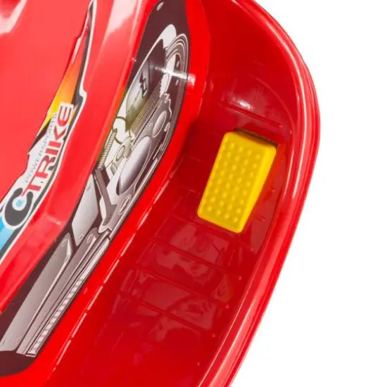 Toy Time Red Ride-On 3 Wheel Motorcycle {7}