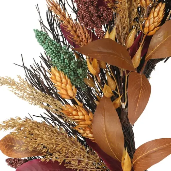 22" Faux Wheat Wreath by Ashland&reg; {3}