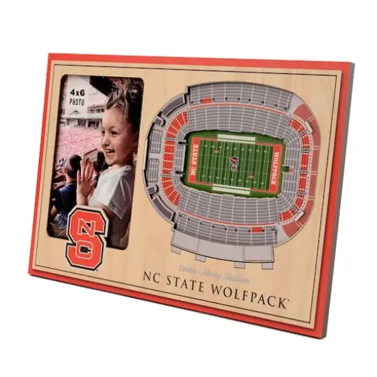 College Football 3D StadiumViews Picture Frame NC State Wolfpack {1}