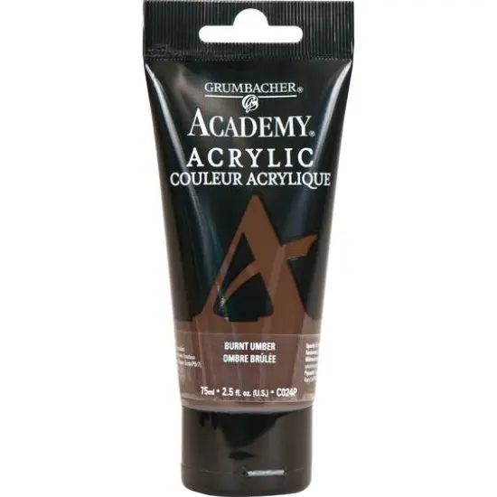 Grumbacher&reg; Academy&reg; Acrylic, 2.5oz. C024P Burnt Umber {1}