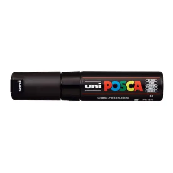 Uni POSCA PC-8K Broad Chisel Tip Paint Marker Black {1}