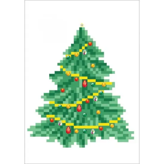 Diamond Dotz&reg; Merry Christmas Tree Diamond Painting Kit {3}