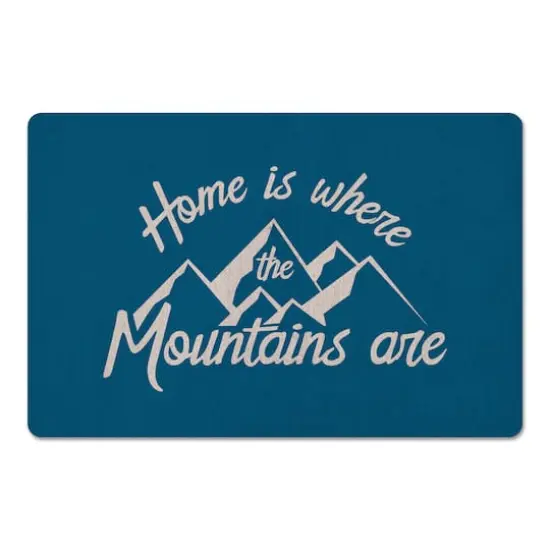 Home Mountains 27x18 Floor Mat {1}
