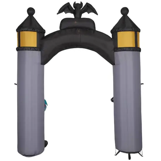 8.5ft. Airblown&reg; Inflatable NBC Welcome to Halloween Town Archway {3}