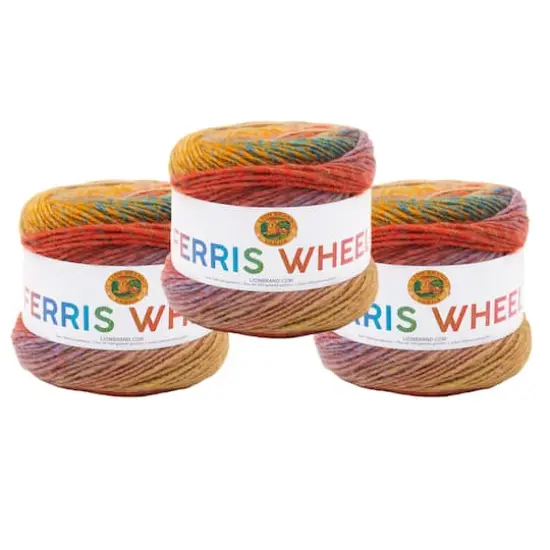 3 Pack Lion Brand&reg; Ferris Wheel Yarn Buttercup {1}