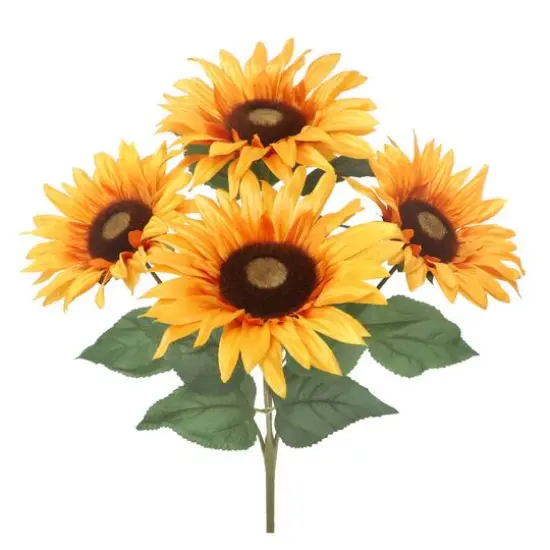 19" Orange Sunflower Bush by Ashland&reg; {1}