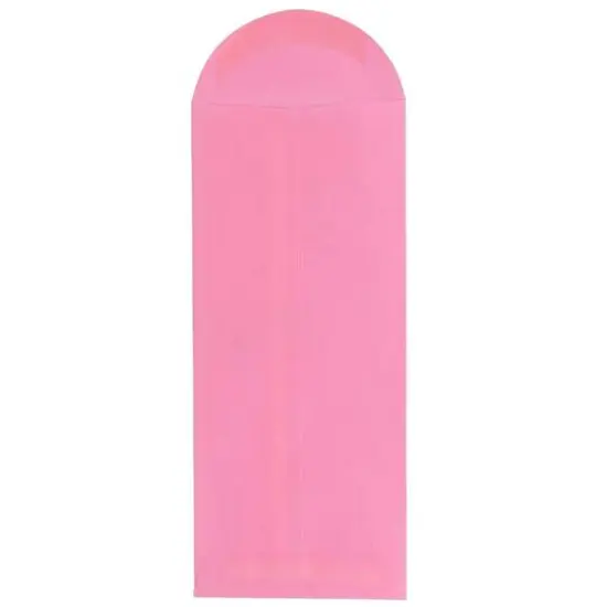 JAM Paper 4.75" x 11" Policy Business Colored Envelopes, 50ct. Ultra Pink {4}