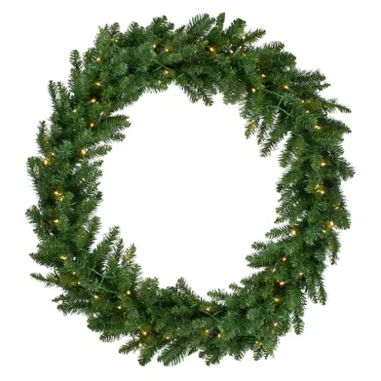 5ft. LED Buffalo Fir Commercial Artificial Christmas Wreath {1}