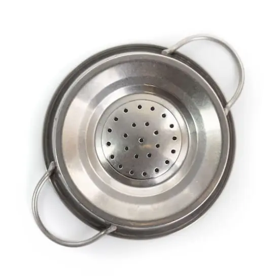 Gibson Home® Normandie 5.6'' Silver Stainless Steel Mini Colander {8}