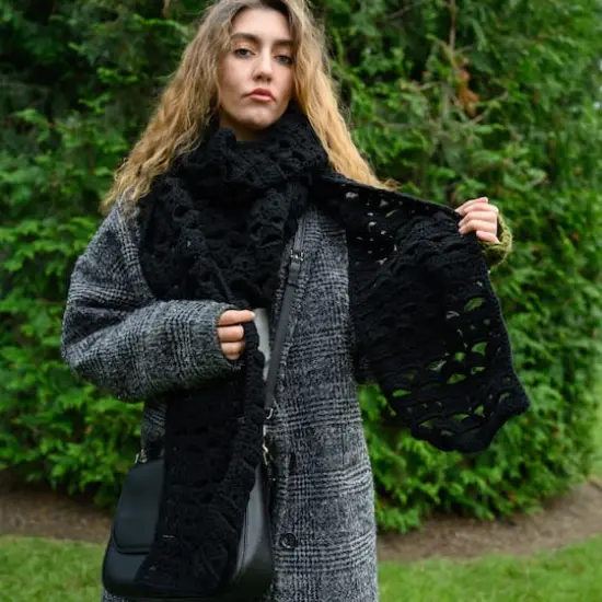 3 Pack Lion Brand&reg; Wool-Ease&reg; Recycled Solid Yarn Black {5}