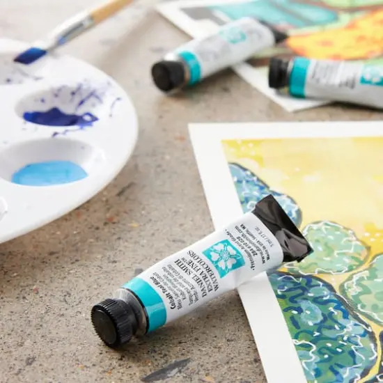 Daniel Smith Extra Fine&trade; Watercolor, 5mL Cobalt Teal Blue {4}