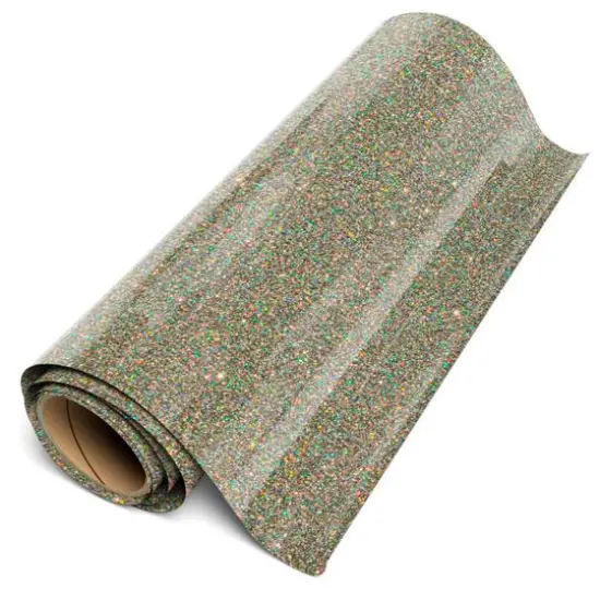 Siser&reg; Glitter Heat Transfer Vinyl, 120" Gold Confetti {1}