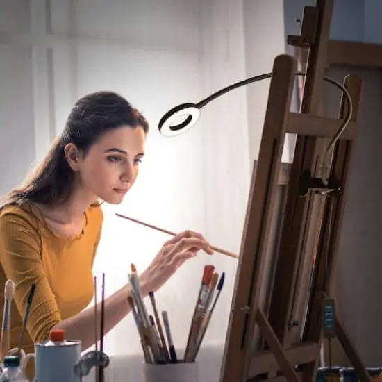 OttLite Dimmable Ring Light with Clip {10}