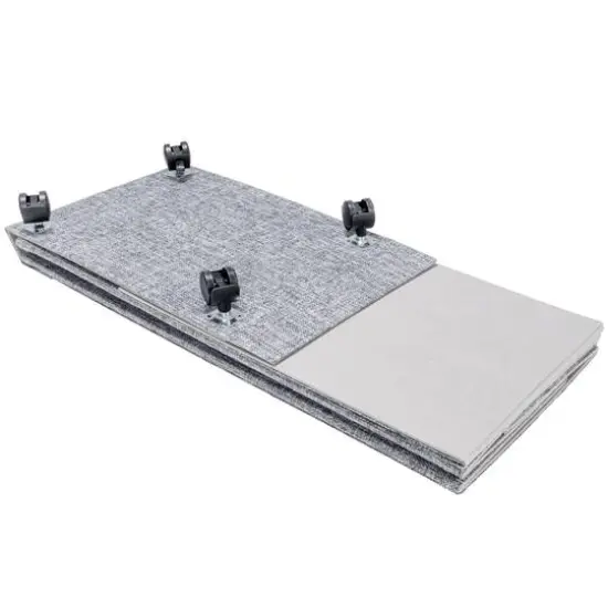 Household Essentials Narrow Collapsible Laundry Hamper with Liner & Lid Graphite {16}