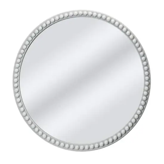 American Art Decor Moby's Beaded Frame Mirror - 30" x 30" {4}