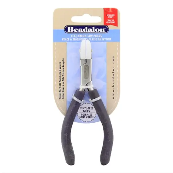 Beadalon&reg; Designer Series Flat Nylon Jaw Pliers {1}