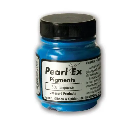 Jacquard Pearl Ex Pigment, 0.5oz. Turquoise {1}