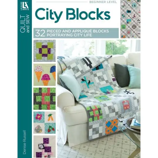Leisure Arts&reg; Quilt & Sew City Block Book {1}