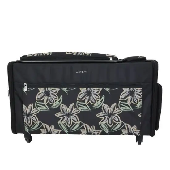 Everything Mary Floral Design Jumbo Rolling Craft Tote {6}