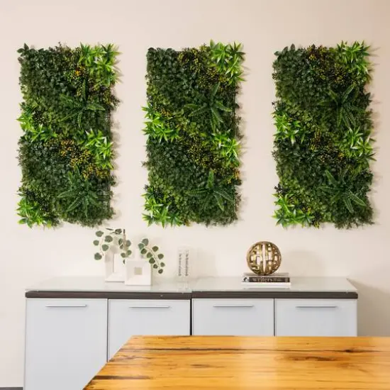 20" x 40" Hawaiian Islands Artificial Living Wall Panel {8}