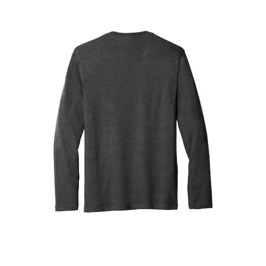 Port & Company&reg; Fan Favorite&trade; Long Sleeve Blend T-Shirt Black Heather {5}