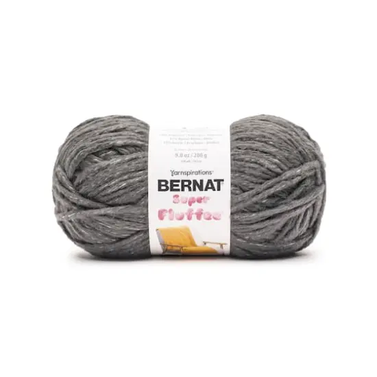 Bernat&reg; Super Fluffee&trade; Yarn Charcoal {1}