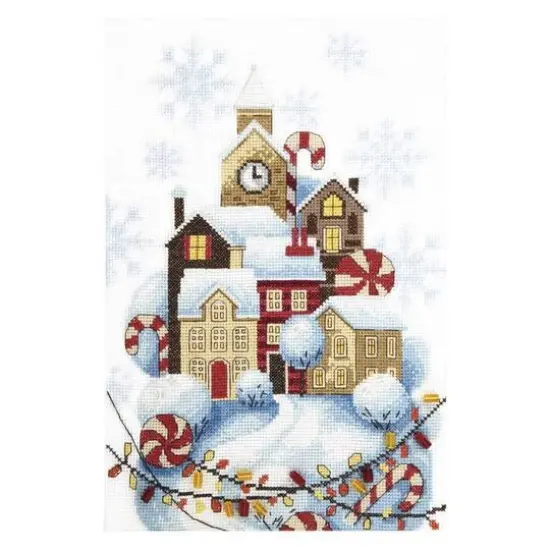 Crystal ArtCounted Cross Stitch Kit Gingerbread House {5}