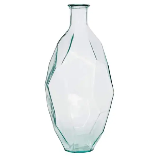 23" Clear Glass Contemporary Vase {1}