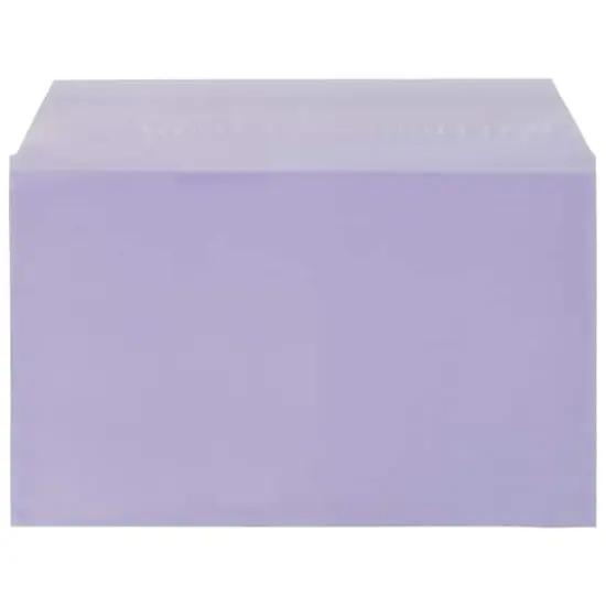 JAM Paper 5.43" X 8.62" Self Adhesive Closure Cello Sleeves, 100ct. Purple {5}