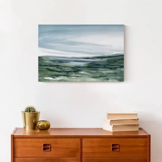 Abstracted Landscape 18" x 12' Canvas Wall Art {5}