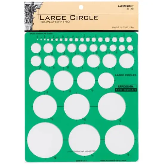 Pickett&reg; RapiDesign&reg; Large Circles Inking Template {1}
