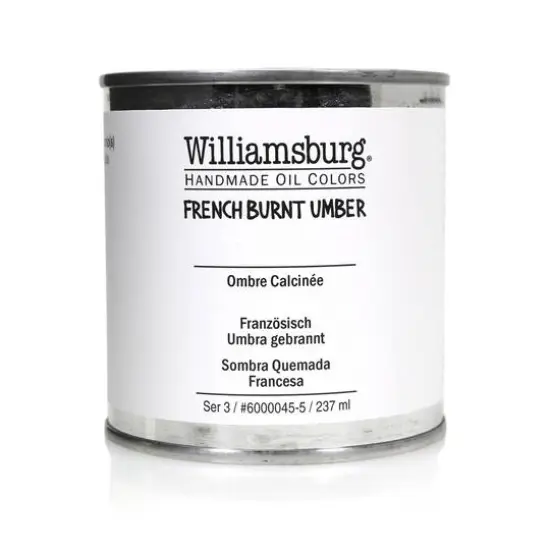 Williamsburg&reg; Artist Oil Colors Jar, 8oz. French Burnt Umber {1}