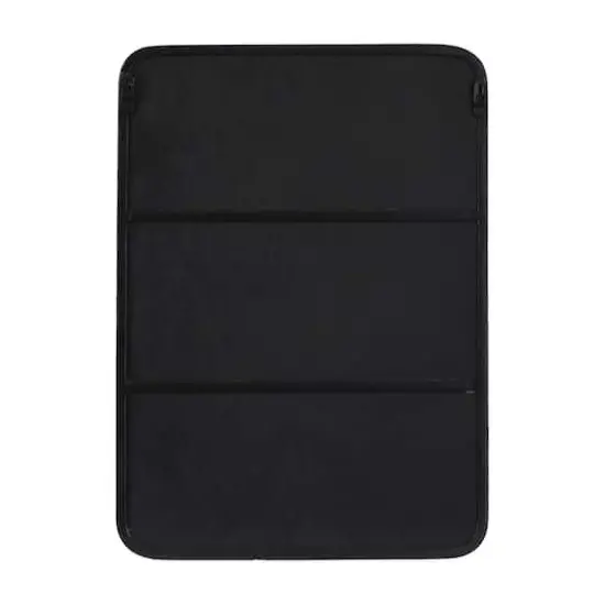 CosmoLiving by Cosmopolitan 22" Metal Modern Wall Mirror Black {5}