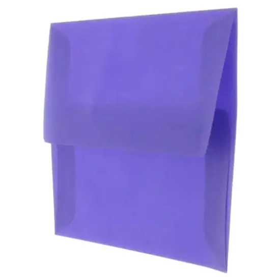 JAM Paper 4.75" x 6.5" Translucent Envelopes, 50ct. Primary Blue {3}