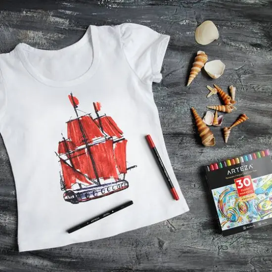 Arteza&reg; 30 Color Fabric Marker Set {8}