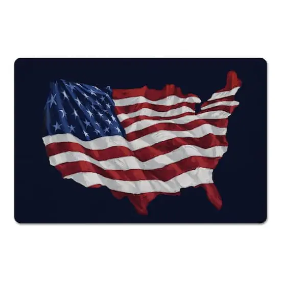 USA Flag Floor Mat {1}