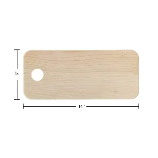 Good Wood by Leisure Arts 14" Pine Rectangle Board {4}