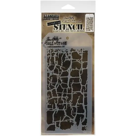 Stampers Anonymous Tim Holtz&reg; Decayed Layering Stencil {1}