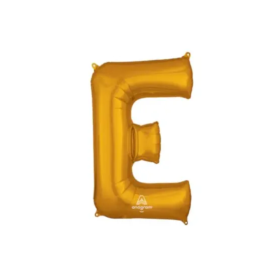 32" Gold Letter Foil Balloon E {1}
